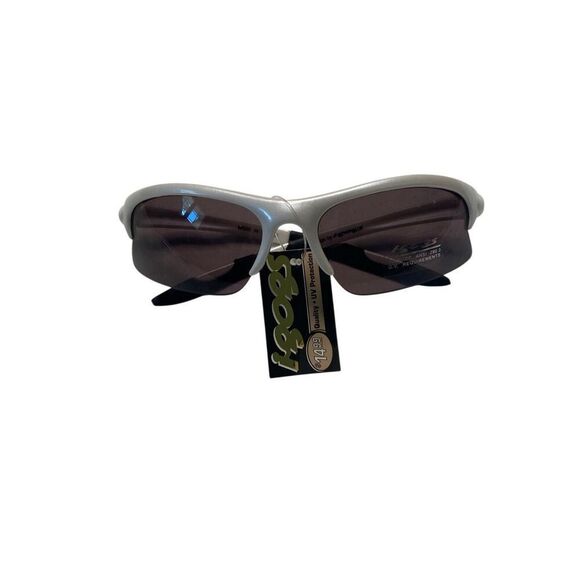 Nwt Igogs Silver Sport Wrap Sunglasses UV Protection Shield Style Vacation Beach - Picture 2 of 8